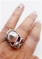 Anello Boccadamo Donna in Argento Perla VINTAGE-AN7 - VINTAGE-AN7